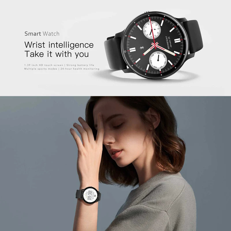 New Smart Watch Men Sports Fitness Watch Heart Rate Full Touch Screen Bluetooth Call 2025 New Ultra Light Smartwatch