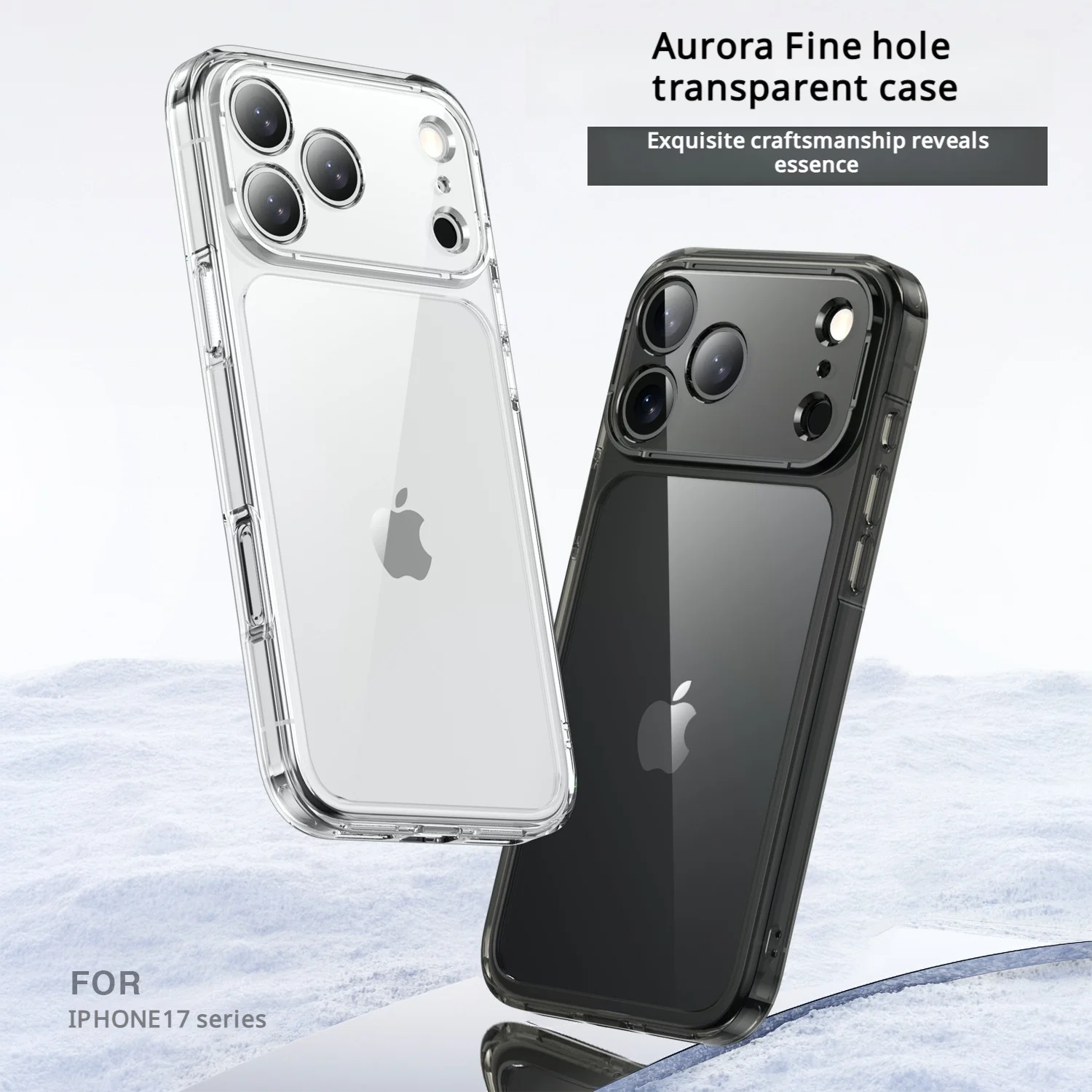 Luxury Hybrid Transparent Shockproof Phone Case For iPhone 17 Pro Max 17 Air 17Pro Max Clear Hard Acrylic Protective Back Cover